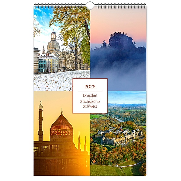 Kalender Dresden und Sächsische Schweiz 2025, Peter Schubert