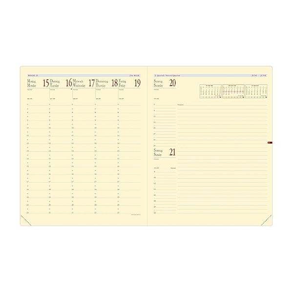Kalender-Einlage Pre Prestige Note