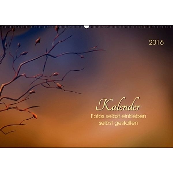Kalender, Fotos selbst einkleben, selbst gestalten (Wandkalender 2016 DIN A2 quer), Peter Roder