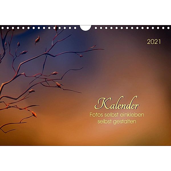 Kalender, Fotos selbst einkleben, selbst gestalten (Wandkalender 2021 DIN A4 quer), Peter Roder