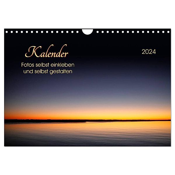 Kalender - Fotos selbst einkleben und selbst gestalten (Wandkalender 2024 DIN A4 quer), CALVENDO Monatskalender, Peter Roder