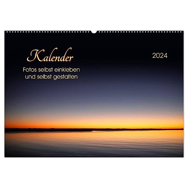 Kalender - Fotos selbst einkleben und selbst gestalten (Wandkalender 2024 DIN A2 quer), CALVENDO Monatskalender, Peter Roder