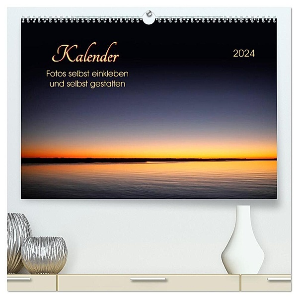 Kalender - Fotos selbst einkleben und selbst gestalten (hochwertiger Premium Wandkalender 2024 DIN A2 quer), Kunstdruck in Hochglanz, Peter Roder