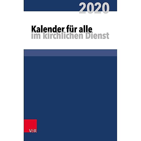 Kalender für alle im kirchlichen Dienst 2020