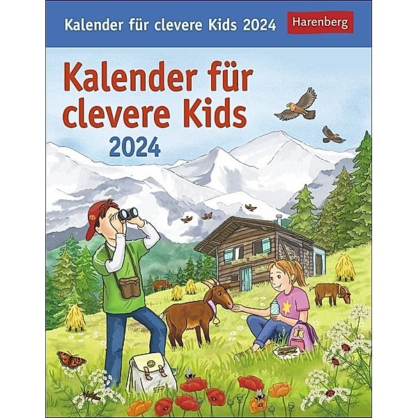 Kalender für clevere Kids Tagesabreißkalender 2024. Täglich neues Wissen für Kinder ab 8. Abreißkalender für jeden Tag, mit spannenden Fragen und kinderleichten Erklärungen, Thomas Huhnold