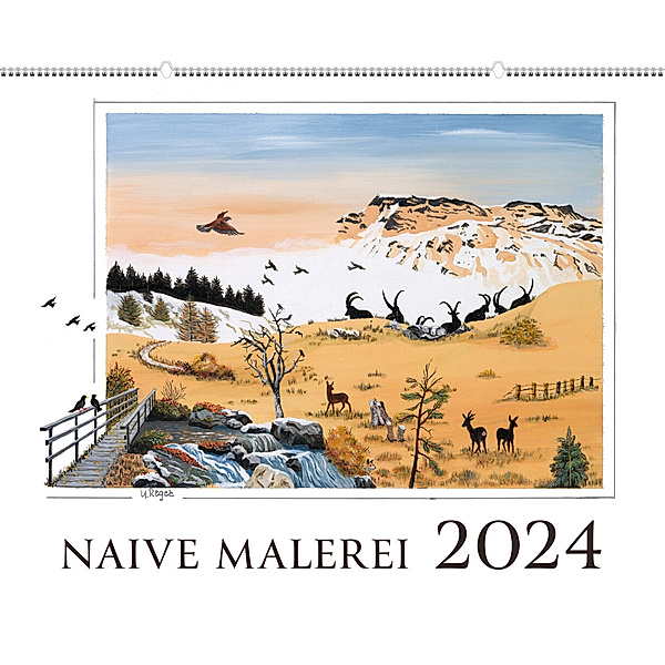Kalender Naive Malerei 2024, Ursula Regez-Fuchs