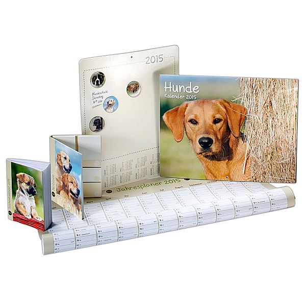 Kalender-Paket Hunde 2015, 6tlg.