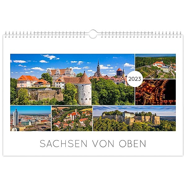 Kalender Sachsen von oben 2023