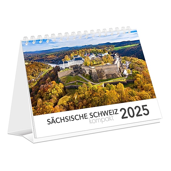 Kalender Sächsische Schweiz kompakt 2025, K4 Verlag, Peter Schubert