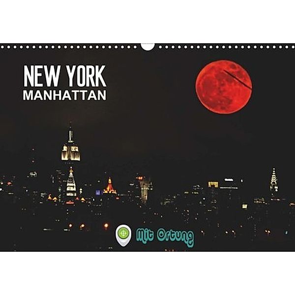 Kalender zum Selberdrucken – New York mit Ortung 2018, Roman Plesky