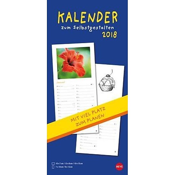 Kalender zum Selbstgestalten 2018