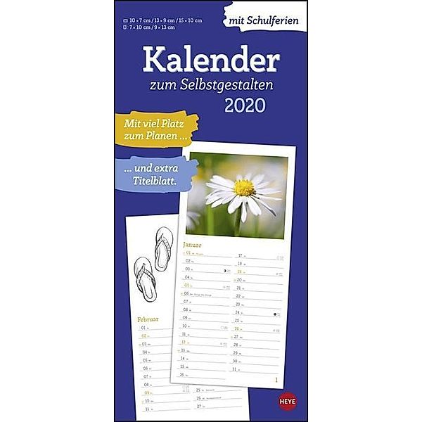 Kalender zum Selbstgestalten 2020