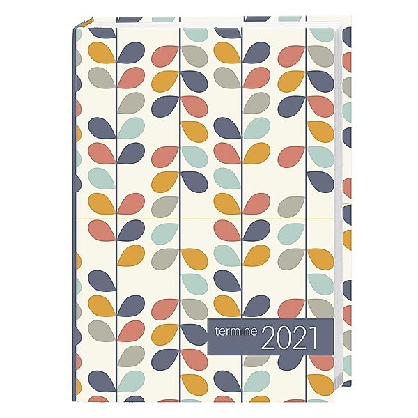 Kalenderbuch Seestern blau 2020