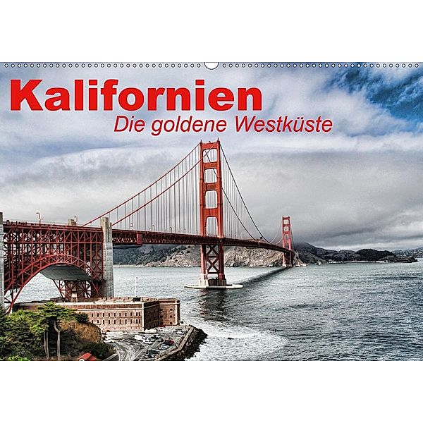 Kalifornien - Die goldene Westküste (Wandkalender 2020 DIN A2 quer), Elisabeth Stanzer