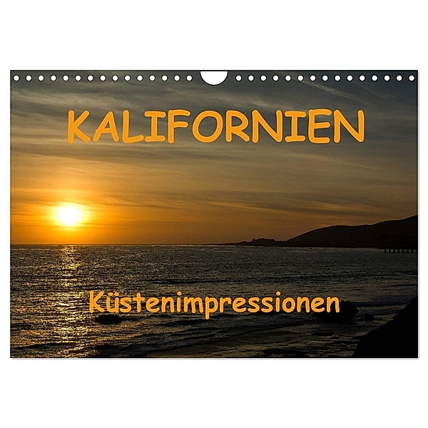 KALIFORNIEN Küstenimpressionen (Wandkalender 2024 DIN A4 quer), CALVENDO Monatskalender, Berlin, Andreas Schön