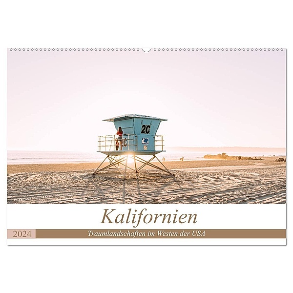 Kalifornien - Traumlandschaften der USA (Wandkalender 2024 DIN A2 quer), CALVENDO Monatskalender, Thomas Schwede