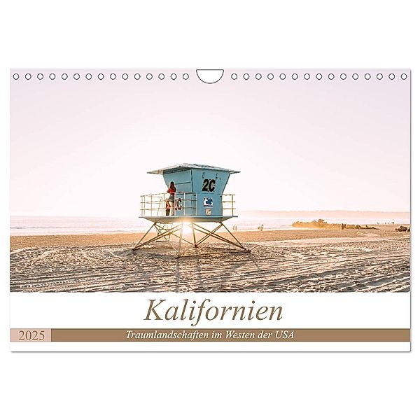 Kalifornien - Traumlandschaften der USA (Wandkalender 2025 DIN A4 quer), CALVENDO Monatskalender, Calvendo, Thomas Schwede