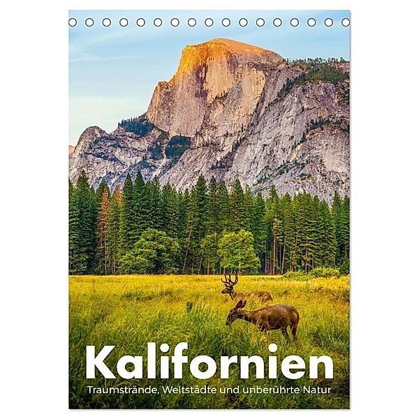 Kalifornien - Traumstrände, Weltstädte und unberührte Natur (Tischkalender 2024 DIN A5 hoch), CALVENDO Monatskalender, M. Scott