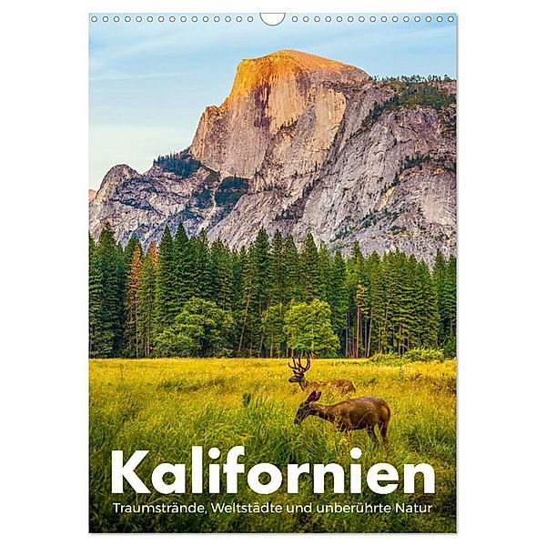 Kalifornien - Traumstrände, Weltstädte und unberührte Natur (Wandkalender 2024 DIN A3 hoch), CALVENDO Monatskalender, M. Scott