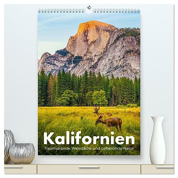 Kalifornien - Traumstrände, Weltstädte und unberührte Natur (hochwertiger Premium Wandkalender 2024 DIN A2 hoch), Kunstdruck in Hochglanz, M. Scott