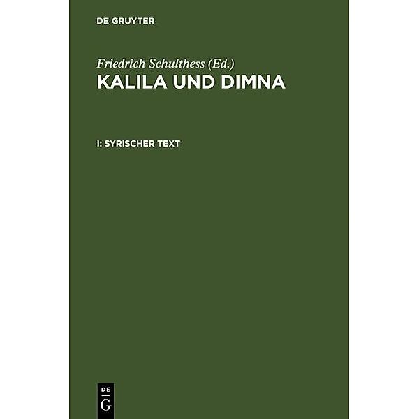 Kalila und Dimna