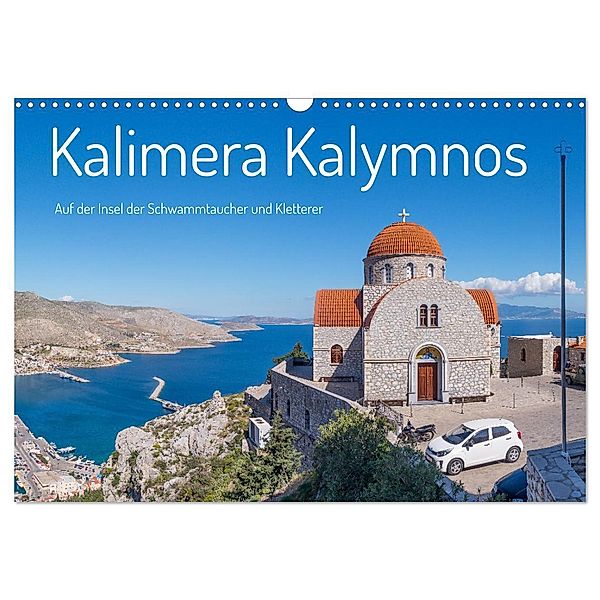 Kalimera Kalymnos (Wandkalender 2024 DIN A3 quer), CALVENDO Monatskalender, Stefan O. Schüller und Elke Schüller