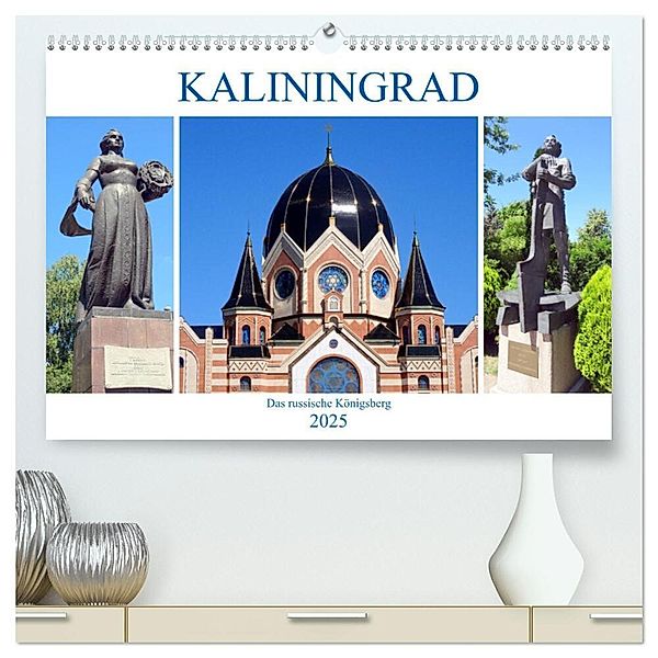 Kaliningrad - Das russische Königsberg (hochwertiger Premium Wandkalender 2025 DIN A2 quer), Kunstdruck in Hochglanz, Calvendo, Henning von Löwis of Menar