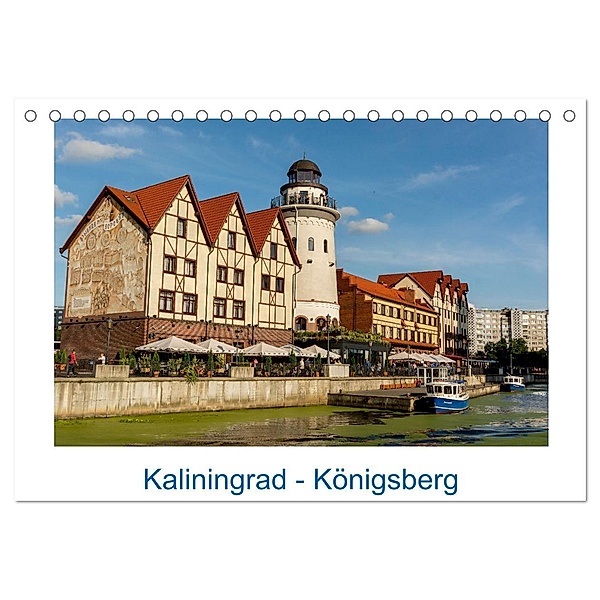 Kaliningrad - Königsberg (Tischkalender 2024 DIN A5 quer), CALVENDO Monatskalender, Christiane Kulisch