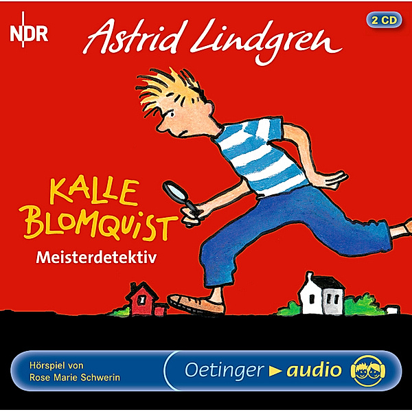Kalle Blomquist 1. Meisterdetektiv,2 Audio-CD, Astrid Lindgren