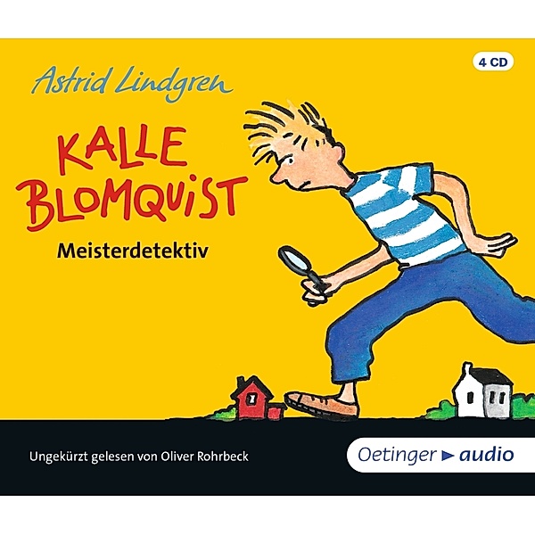 Kalle Blomquist 1. Meisterdetektiv,4 Audio-CD, Astrid Lindgren