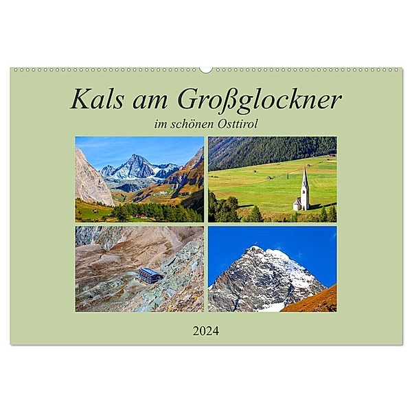 Kals am Großglockner (Wandkalender 2024 DIN A2 quer), CALVENDO Monatskalender, Christa Kramer