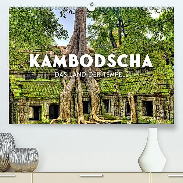 Kambodscha - Das Land der Tempel. (Premium, hochwertiger DIN A2 Wandkalender 2023, Kunstdruck in Hochglanz), SF
