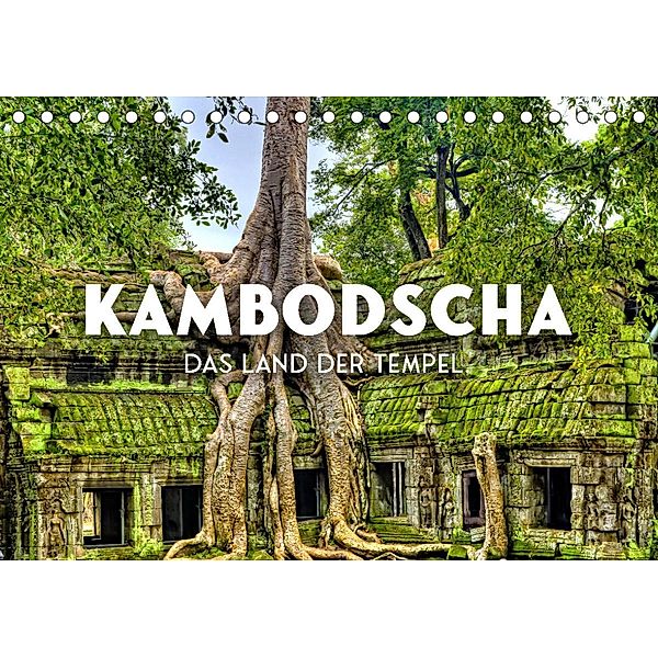 Kambodscha - Das Land der Tempel. (Tischkalender 2023 DIN A5 quer), SF