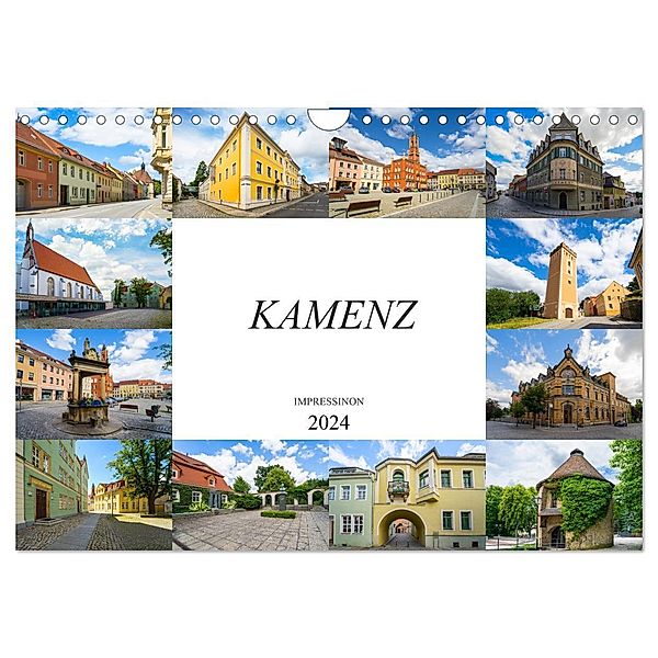 Kamenz Impressionen (Wandkalender 2024 DIN A4 quer), CALVENDO Monatskalender, Dirk Meutzner