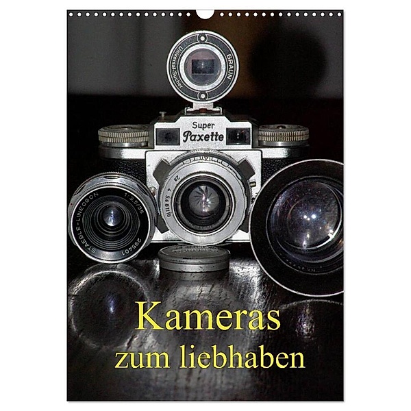 Kameras zum liebhaben (Wandkalender 2024 DIN A3 hoch), CALVENDO Monatskalender, Bert Burkhardt