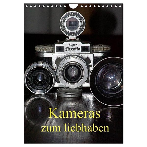 Kameras zum liebhaben (Wandkalender 2024 DIN A4 hoch), CALVENDO Monatskalender, Bert Burkhardt