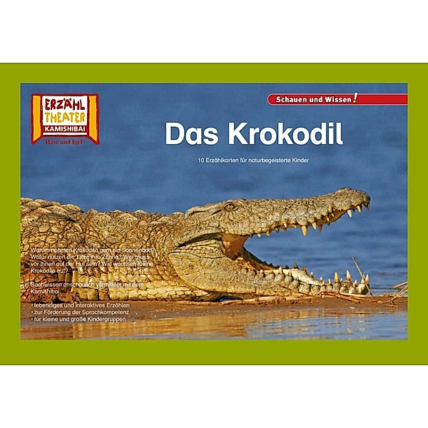 Kamishibai Erzähltheater / Das Krokodil / Kamishibai Bildkarten