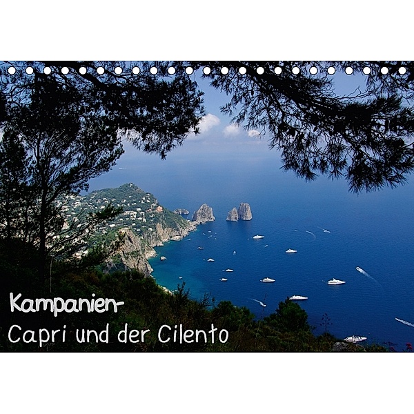 Kampanien - Capri und der Cilento (Tischkalender 2018 DIN A5 quer), Anneli Hegerfeld-Reckert