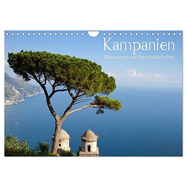 Kampanien - Monumente und Naturlandschaften (Wandkalender 2024 DIN A4 quer), CALVENDO Monatskalender, Juergen Schonnop