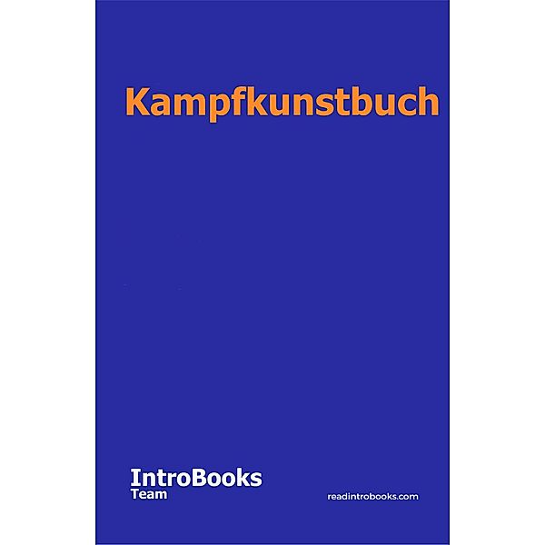 Kampfkunstbuch, IntroBooks Team