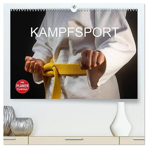 Kampfsport (hochwertiger Premium Wandkalender 2025 DIN A2 quer), Kunstdruck in Hochglanz, Calvendo, Anette/Thomas Jäger