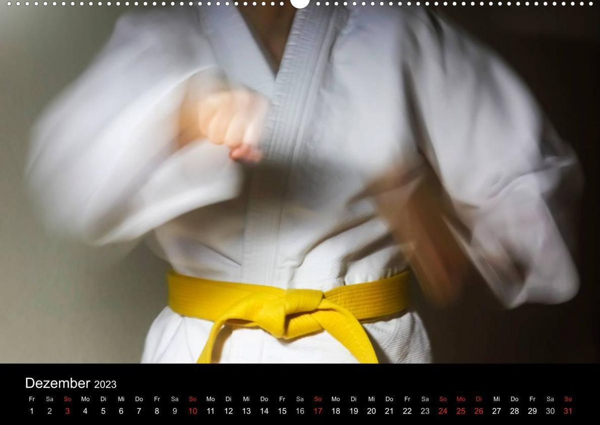 Kampfsport Wandkalender 2023 DIN A2 quer - Kalender bestellen