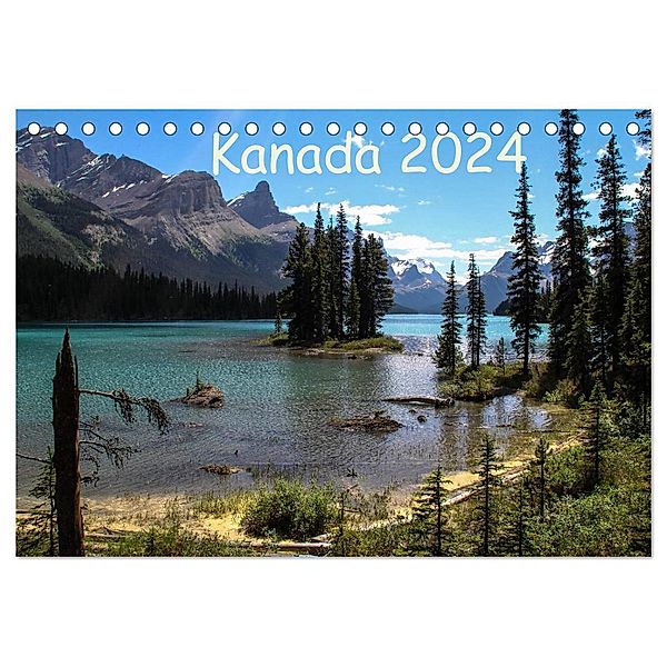 Kanada 2024 (Tischkalender 2024 DIN A5 quer), CALVENDO Monatskalender, Frank Zimmermann