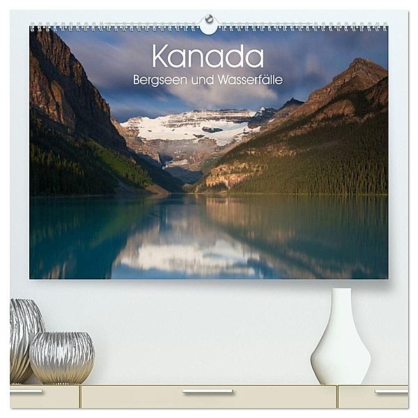 Kanada - Bergseen und Wasserfälle (hochwertiger Premium Wandkalender 2024 DIN A2 quer), Kunstdruck in Hochglanz, Juergen Schonnop