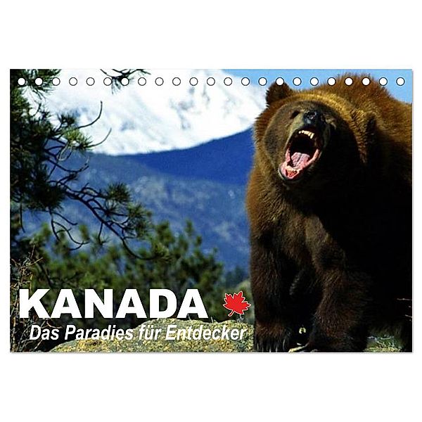 Kanada - Das Paradies für Entdecker (Tischkalender 2024 DIN A5 quer), CALVENDO Monatskalender, Elisabeth Stanzer