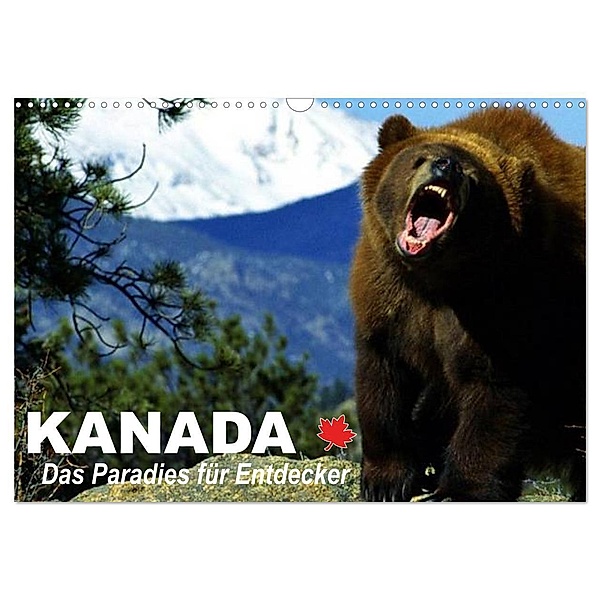 Kanada - Das Paradies für Entdecker (Wandkalender 2024 DIN A3 quer), CALVENDO Monatskalender, Elisabeth Stanzer