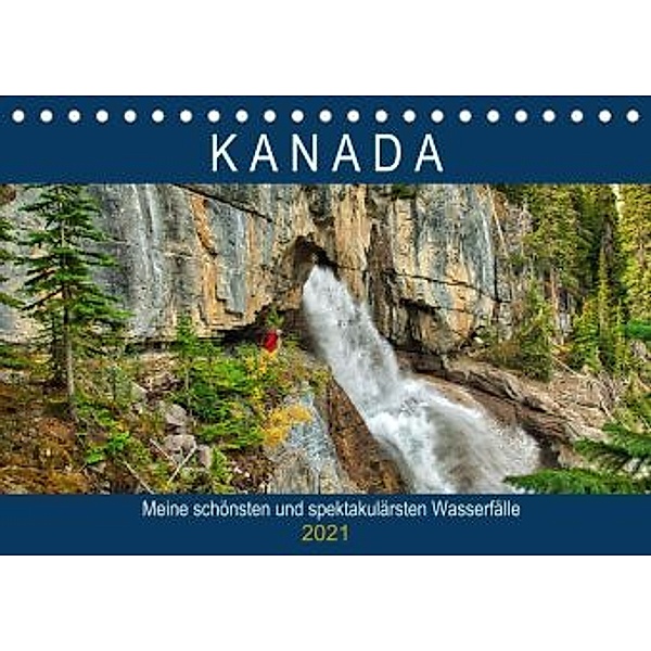KANADA - Meine schönsten Wasserfälle (Tischkalender 2021 DIN A5 quer), Hans-Gerhard Pfaff