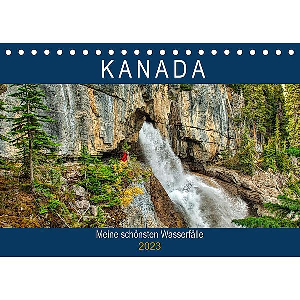 KANADA - Meine schönsten Wasserfälle (Tischkalender 2023 DIN A5 quer), Hans-Gerhard Pfaff
