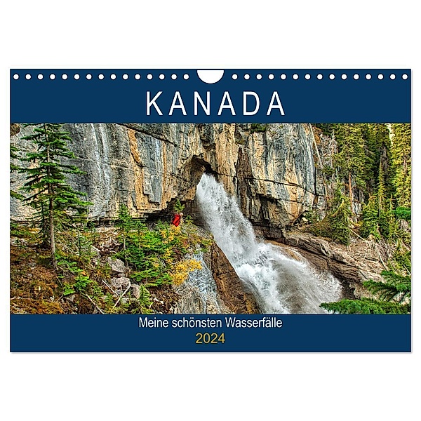 KANADA - Meine schönsten Wasserfälle (Wandkalender 2024 DIN A4 quer), CALVENDO Monatskalender, Hans-Gerhard Pfaff