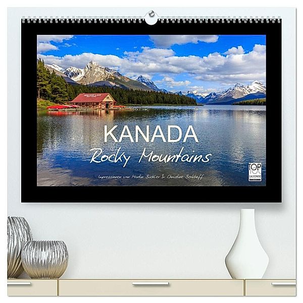 KANADA - Rocky Mountains (hochwertiger Premium Wandkalender 2024 DIN A2 quer), Kunstdruck in Hochglanz, Martin Büchler und Christine Berkhoff